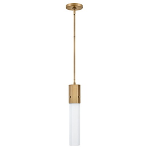 H45037HB Facet Mini-Pendant Pendant Light - Hertiage Brass