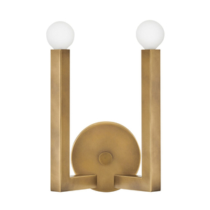 H45042HB Ezra Multi Bulb Wall Sconce - Heritage Brass