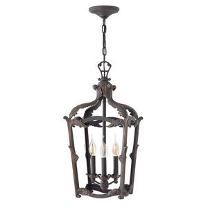 H4522AI Sorrento Entrance / Foyer Pendant Light - Aged Iron