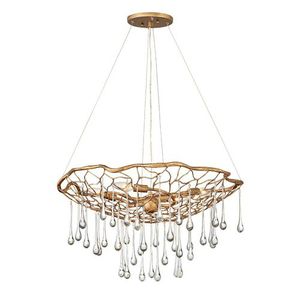 H45304BNG Laguna Entrance / Foyer Pendant Light - Burnished Gold