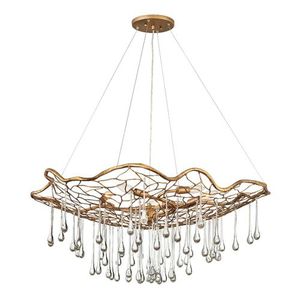 H45306BNG Laguna Entrance / Foyer Pendant Light - Burnished Gold