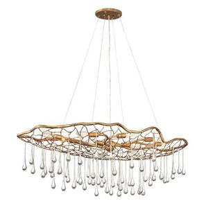 H45308BNG Laguna Linear Pendant Pendant Light - Burnished Gold