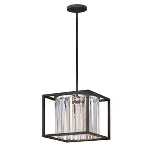 H4554BK Giada Semi Flush Mount Ceiling Light - Black