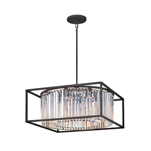 H4555BK Giada Drum Pendant Pendant Light - Black