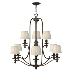 H4598RY Dunhill Mid Sized Chandelier Chandelier - Royal Bronze