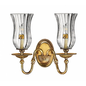 H4642BB Oxford Multi Bulb Wall Sconce - Burnished Brass