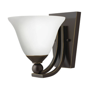 H4650OBOPAL Bolla 1 Bulb Wall Sconce - Olde Bronze / Opal H4650OBOPAL Bolla 1 Bulb Wall Sconce - Olde Bronze / Opal