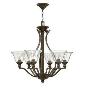 H4656OBCL Bolla Mid Sized Chandelier Chandelier - Olde Bronze / Clear H4656OBCL Bolla Mid Sized Chandelier Chandelier - Olde Bronze / Clear