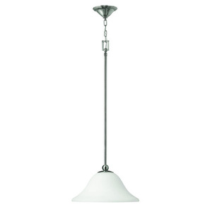 H4661BNGU24 Bolla Down Light Pendant Light - Brushed Nickel / Opal