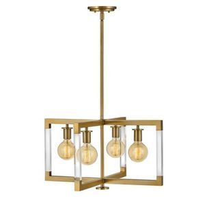 H4684LCB Kellen Down Light Pendant Light - Lacquered Brass