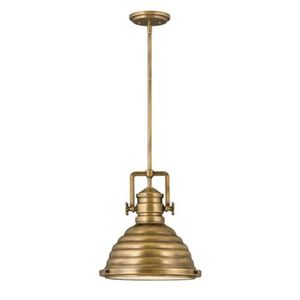 H4697HB Keating Entrance / Foyer Pendant Light - Heritage Brass