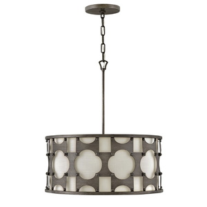 H4735WBZ Carter Drum Pendant Pendant Light - Bronze