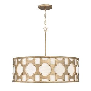 H4736BNG Carter Drum Pendant Pendant Light - Burnished Gold