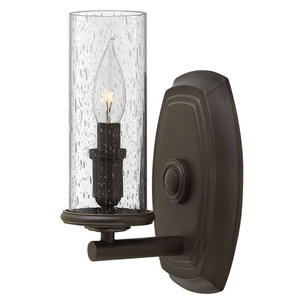 H4780OZ Dakota 1 Bulb Wall Sconce - Oil Rubbed Bronze