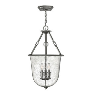 H4783PL Dakota Entrance / Foyer Pendant Light - Polished Antique Nickel