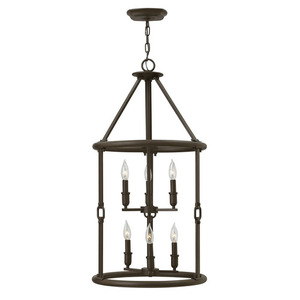 H4784OZ Dakota Entrance / Foyer Pendant Light - Oil Rubbed Bronze