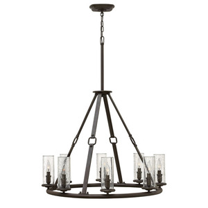 H4788OZ Dakota Mid Sized Chandelier Chandelier - Oil Rubbed Bronze