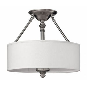 H4791BN Sussex Semi Flush Mount Ceiling Light - Brushed Nickel