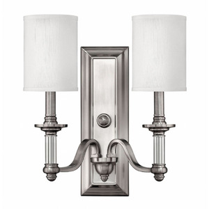 H4792BN Sussex Multi Bulb Wall Sconce - Brushed Nickel