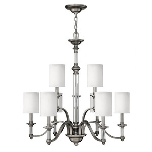 H4798BN Sussex Large Foyer Chandelier Chandelier - Brushed Nickel