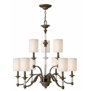 H4798EZ Sussex Large Foyer Chandelier Chandelier - English Bronze