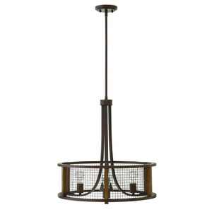 H4824IR Firenze Entrance / Foyer Pendant Light - Iron Rust