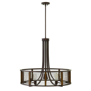 H4826IR Beckett Up Light Pendant Light - Iron Rust