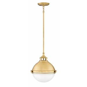 H4834SA Fletcher Up Light Pendant Light - Satin Brass