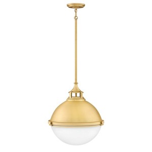 H4835SA Fletcher Down Light Pendant Light - Satin Brass