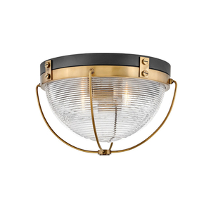 H4841HB Crew Flush Mount Ceiling Light - Heritage Brass