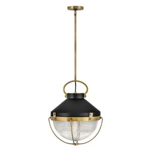 H4844HB Crew Down Light Pendant Light - Heritage Brass