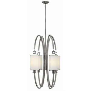 H4858BN Monaco Mid Sized Chandelier Chandelier - Brushed Nickel