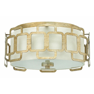 H4911SL Sabina Flush Mount Ceiling Light - Silver Leaf