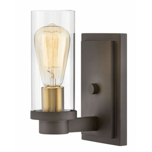 H4970OZ Midtown 1 Bulb Wall Sconce - Oil Rubbed Bronze H4970OZ Midtown 1 Bulb Wall Sconce - Oil Rubbed Bronze