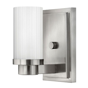 H4970BN Midtown 1 Bulb Wall Sconce - Brushed Nickel