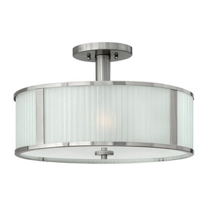 H4971BN Midtown Semi Flush Mount Ceiling Light - Brushed Nickel