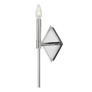 H4980PN Buchanan 1 Bulb Wall Sconce - Polished Nickel