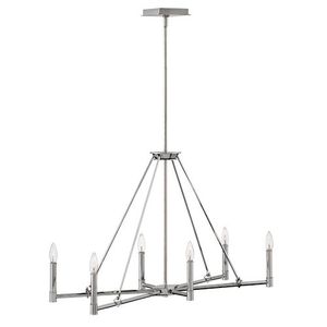 H4986PN Buchanan Linear Pendant Pendant Light - Polished Nickel