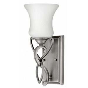 H5000AN Brooke 1 Bulb Wall Sconce - Antique Nickel