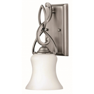 H5000ANGU24 Brooke 1 Bulb Wall Sconce - Antique Nickel