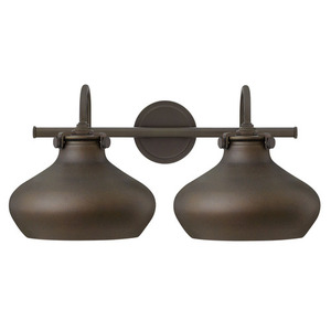 H50028OZ Congress 2 Bulb Bathroom Lighting - Oil Rubbed Bronze