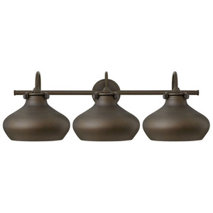 H50038OZ Congress 3 Bulb Bathroom Lighting - Oil Rubbed Bronze