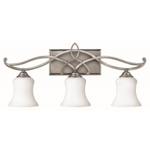 H5003ANGU24 Brooke 3 Bulb Bathroom Lighting - Antique Nickel