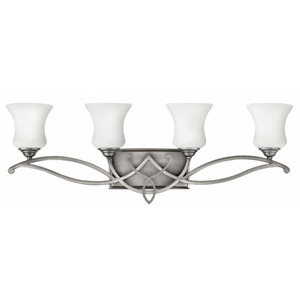 H5004ANGU24 Brooke 4 or More Bulb Bathroom Lighting - Antique Nickel