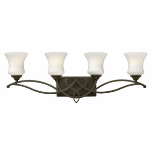 H5004OB Brooke 4 or More Bulb Bathroom Lighting - Olde Bronze