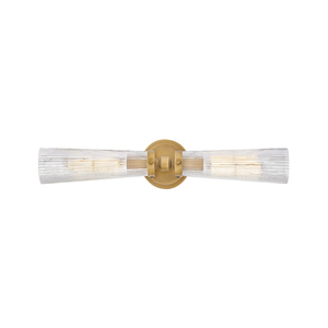 H50092HB Jude 2 Bulb Bathroom Lighting - Heritage Brass