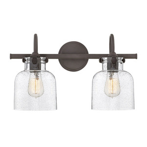 H50122OZ Congress 2 Bulb Bathroom Lighting - Oil Rubbed Bronze H50122OZ Congress 2 Bulb Bathroom Lighting - Oil Rubbed Bronze