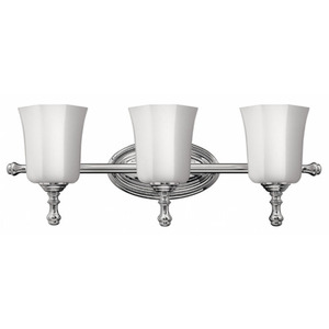 H5013CM Shelly 3 Bulb Bathroom Lighting - Chrome