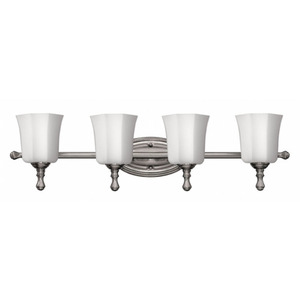 H5014BN Shelly 4 or More Bulb Bathroom Lighting - Brushed Nickel