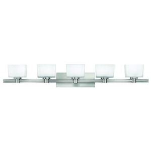 H5025BNLED Taylor 4 or More Bulb Bathroom Lighting - Brushed Nickel